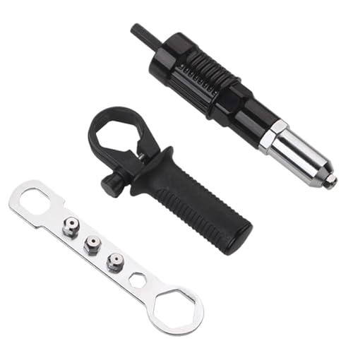 Biniveil Nietmutter-Adapter-Set - Werkzeug Zum Bohren Und Setzen - Robustes Adapter-Set Für Haushalt, Wartung, Werkstatt, Garage, Industrie Und Reparatur von Biniveil