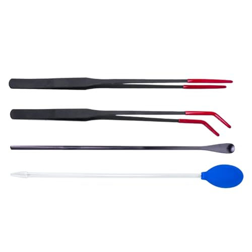 Biniveil Reptilien Fütterungs Pinzette, Futterpinzette Für Schlangen, Futterklemme mit Gummispitze, Terrarium Zubehör für Bartagame, Spinnen, Leopardgeckos, Eidechsen, Schlangen und andere Biniveil Reptilien Fütterungs Pinzette, Futterpinzette Für Schlangen, Futterklemme mit Gummispitze, Terrarium Zubehör für Bartagame, Spinnen, Leopardgeckos, Eidechsen, Schlangen und andere von Biniveil