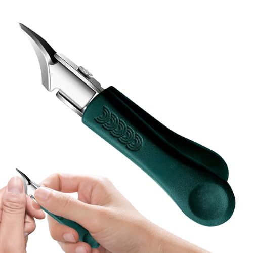Biniveil Schräge Nagelknipser Für Zehen | Maniküre Schere | Weitöffnende Nagelpflege für Damen Herren Senioren Beauty Salon Tägliche Pflege Persönliche Hygiene von Biniveil