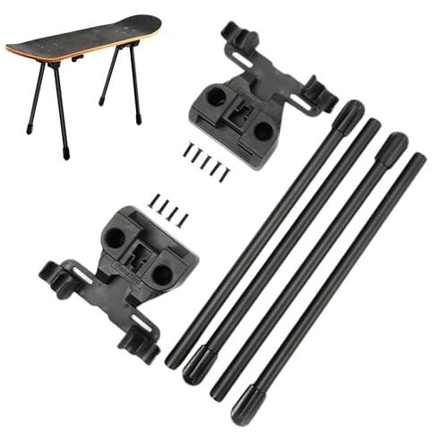 Biniveil Skateboard-Ständer, Klappbares Skateboard-Stuhlgestell Aus Aluminiumlegierung, Longboard Halterungen Für Sport Familie Zuhause Jugendliche Garten Camping Outdoor Terrasse von Biniveil