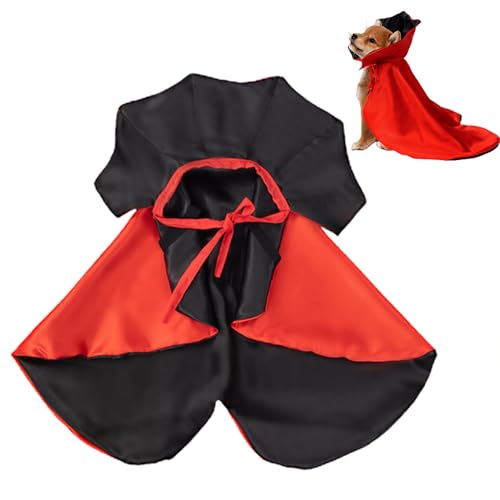 Biniveil Vampir Katzenkostüm | Welpen Halloween Umhang Kleidung,Vampir Kostüm Umhang Verkleidung für Haustier Karneval Party Katze und Hund in Größen S M L Biniveil Vampir Katzenkostüm | Welpen Halloween Umhang Kleidung,Vampir Kostüm Umhang Verkleidung für Haustier Karneval Party Katze und Hund in Größen S M L von Biniveil
