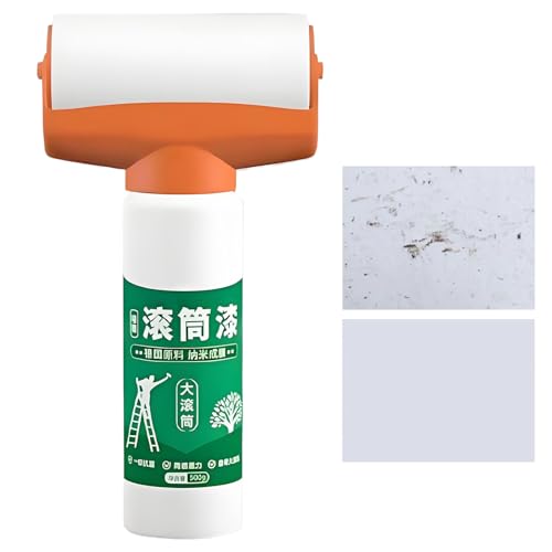Biniveil Wandfarben Set - Wandfarbe Renovierungsset | 500G Schnelltrocknender Tragbarer Malerroller Für Bau Decke Fleckenentfernung Reparatur Kratzer Haushalt Vergilbung Biniveil Wandfarben Set - Wandfarbe Renovierungsset | 500G Schnelltrocknender Tragbarer Malerroller Für Bau Decke Fleckenentfernung Reparatur Kratzer Haushalt Vergilbung von Biniveil