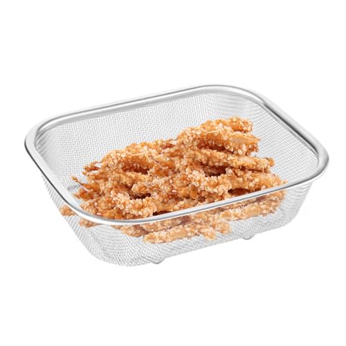 Feinmaschiges Ölsieb | Spülbeckensiebkorb | Rechteckiger Siebkorb | Edelstahlsieb | Küchenutensilien Zum Kochen Von Lebensmitteln, pflanze Und Obst Feinmaschiges Ölsieb | Spülbeckensiebkorb | Rechteckiger Siebkorb | Edelstahlsieb | Küchenutensilien Zum Kochen Von Lebensmitteln, pflanze Und Obst von Biniveil