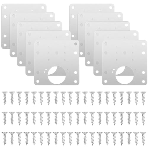 Binnan 9 X 9 CM Küchen Scharnier Reparaturset,10 Stück Scharnier Reparaturplatte Edelstahl Verdickte Schranktür Installation Befestigungsplatte für Reparatur Beschädigter Scharniere an Möbelschränken Binnan 9 X 9 CM Küchen Scharnier Reparaturset,10 Stück Scharnier Reparaturplatte Edelstahl Verdickte Schranktür Installation Befestigungsplatte für Reparatur Beschädigter Scharniere an Möbelschränken von Binnan