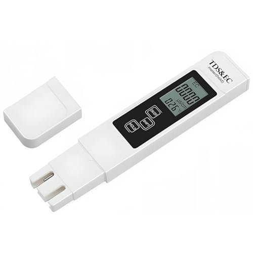 Binnan Digital LCD Wasserqualitätsprüfer,TDS EC Wassertester Hoher,3 In 1- Digitaler Wasserqualität Tester 1 PPM Auflösung, 2% Ablesbarkeit, Wassertester für Trinkwasser, Pool, Aquarium, Schwimmbad Binnan Digital LCD Wasserqualitätsprüfer,TDS EC Wassertester Hoher,3 In 1- Digitaler Wasserqualität Tester 1 PPM Auflösung, 2% Ablesbarkeit, Wassertester für Trinkwasser, Pool, Aquarium, Schwimmbad von Binnan