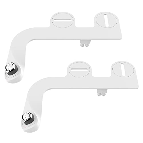 Bio Bidet by Bemis SlimEdge 2er-Pack Süßwasser-Aufsätze, weiß, nicht elektrisch, einfach zu installieren, Bidet-WC-Sitz, 2 Stück Bio Bidet by Bemis SlimEdge 2er-Pack Süßwasser-Aufsätze, weiß, nicht elektrisch, einfach zu installieren, Bidet-WC-Sitz, 2 Stück von Bio Bidet