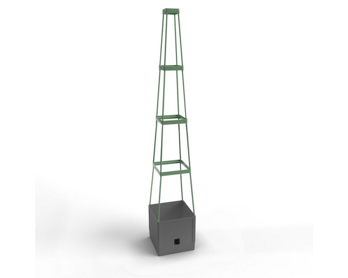 Bio Green Anzuchttopf Pflanzenturm mit Rankhilfe in Anthrazit "Maxitom" 150 cm von Bio Green