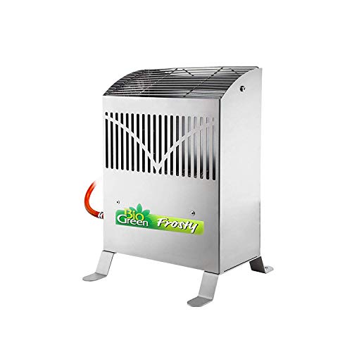 Bio Green Gas-Gewächshaus-Heizung Frosty | 4500 Watt | Frostschutz-Funktion, Nullabschaltung und Sauerstoffmangel-Sicherung | Boden- und Wandmontage von Bio Green