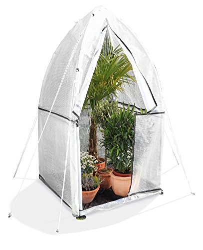 BioGreen Verlängerung für Foliengewächshaus Tropical Island M | Erhöhung um 1 Meter | einfacher Anbau per Easy-Click-System | L 130 x B 130 x H 100 cm von Bio Green