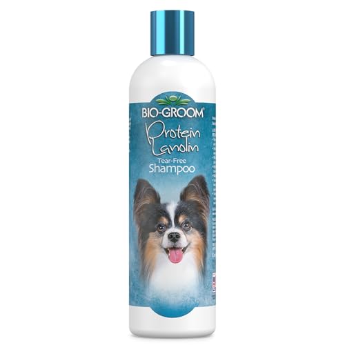 Bio-Groom - Protein Lanolin Hundeshampoo - Sulfatfrei und Tränenfrei - Bis zu 53 Hundewäschen - Ausspülen ohne Rückstände - Mit Sojaprotein - Ohne Parabene und künstliche Verdickungsmittel - 355 ml Bio-Groom - Protein Lanolin Hundeshampoo - Sulfatfrei und Tränenfrei - Bis zu 53 Hundewäschen - Ausspülen ohne Rückstände - Mit Sojaprotein - Ohne Parabene und künstliche Verdickungsmittel - 355 ml von Bio-groom