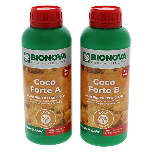 Fertilizante / Abono para el cultivo de Bio Nova Coco Forte A+B (2x1L) von Bio Nova