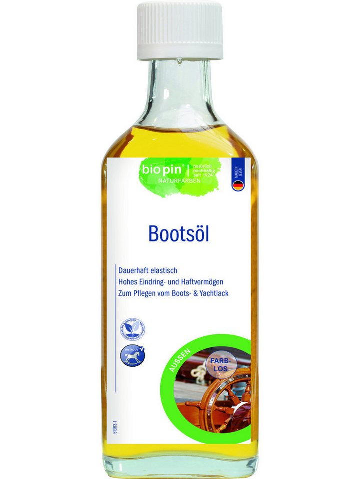 Bio Pin Holzöl Biopin Bootsöl 250 ml farblos Bio Pin Holzöl Biopin Bootsöl 250 ml farblos von Bio Pin