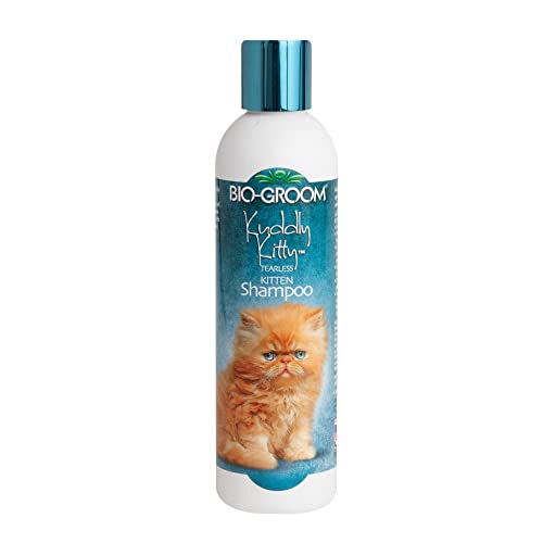 Bio-Groom - Kuddly Kitten Shampoo - Sanftes Katzenshampoo - Hinterlässt das Fell weich und sauber - Tränenfrei und ph-balanciert - Frei von Parabenen und künstlichen Verdickungsmitteln - 236 ml von Bio-groom