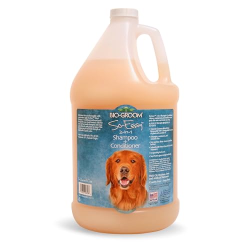 Bio-Groom So Easy 2 in 1 Shampoo & Conditioner - Dog & Puppy Shampoo and Conditioner, Detangling Dog Wash for Grooming, Soap Free, 12:1 Concentration - Refreshing Fruit Scent - 3.8 L von Bio-groom