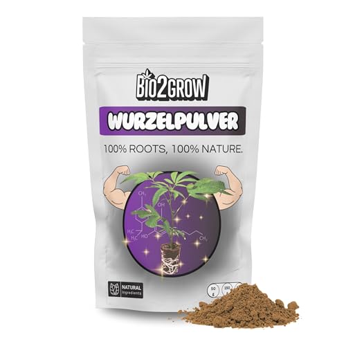 Bio2Grow Wurzelpulver 150 Gramm - Stecklinge Pflanzen Wurzel Gel Rooting Set Komplex von Bio2Grow
