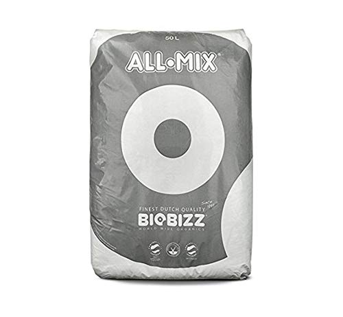 Biobizz Bio-Blumenerde All-Mix Universalmischung, leichte Mischung aus Wurm-Humus, 1 x All-Mix-Mischung, 50 l von BioBizz