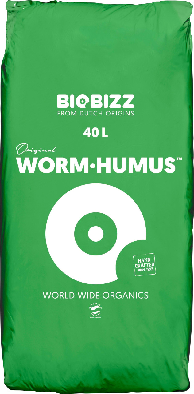 BioBizz Blumeerde Wurmhumus 40 Liter torffrei von BioBizz