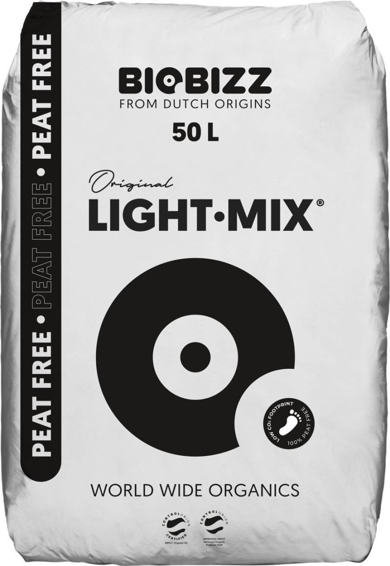 BioBizz Blumenerde Light-Mix torffrei 50 Liter von BioBizz