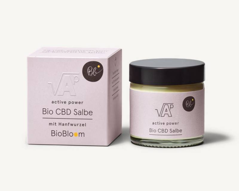 BioBloom Bio CBD Salbe - active power 60 ml von BioBloom