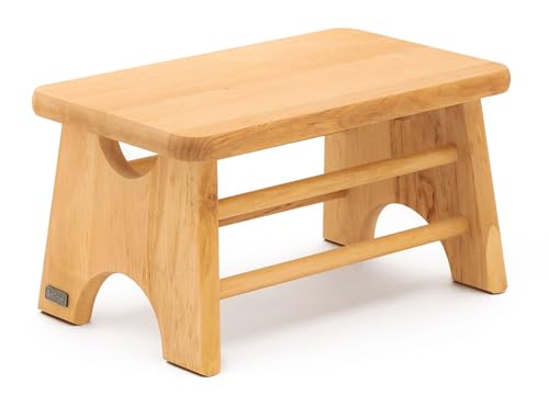 BioKinder Max Tritthocker Schemel Hocker aus Massivholz Erle 34 x 21,5 x 20 cm von BioKinder - Das gesunde Kinderzimmer