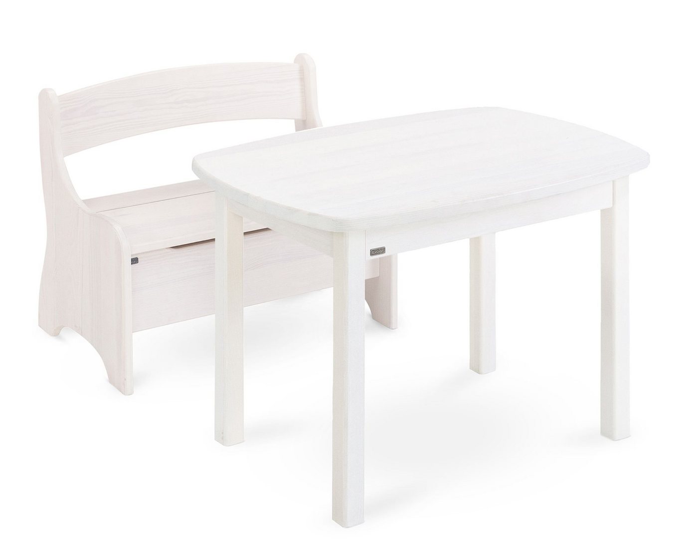 BioKinder - Das gesunde Kinderzimmer Kindersitzgruppe Levin, mit Tisch und Sitzbank, Sitzhöhe 30 cm von BioKinder - Das gesunde Kinderzimmer