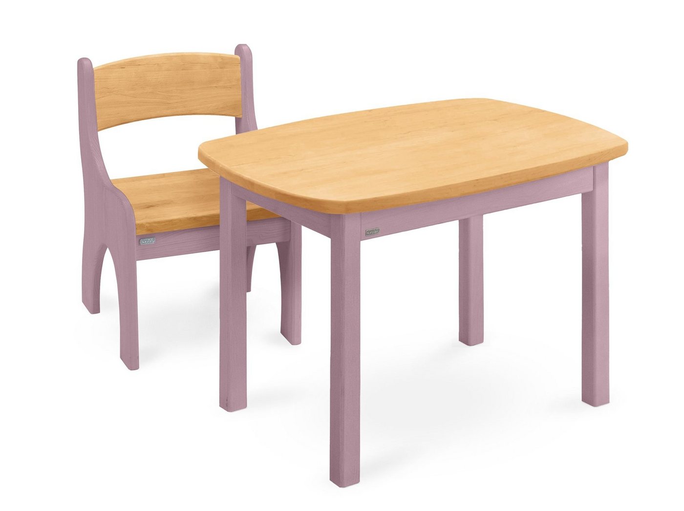 BioKinder - Das gesunde Kinderzimmer Kindersitzgruppe Levin, mit Tisch und Stuhl, Sitzhöhe 30 cm von BioKinder - Das gesunde Kinderzimmer