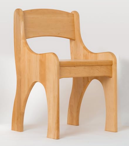 BioKinder Kinderstuhl Holzstuhl Stuhl für Kinder Levin aus zertifiziertem Massivholz Erle 36 x 36 x 55 cm von BioKinder - Das gesunde Kinderzimmer