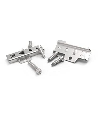 BioMaderas® Clips Edelstahl - verdeckte Befestigung für Terrassendielen (auch Tropenholz) mit 19mm bis 25mm Stärke (200) von BioMaderas