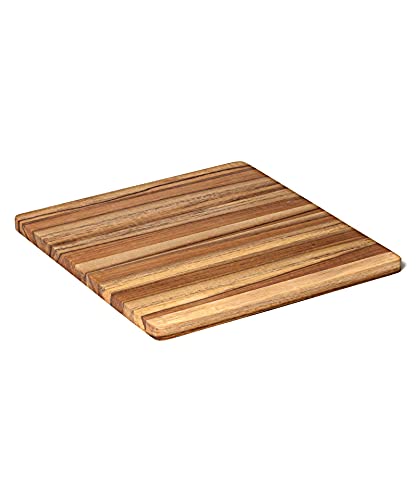 BioMaderas® Quadratisches Schneidebrett N°118 aus Teakholz FSC 100% 30 x 30 x 1,5cm von BioMaderas