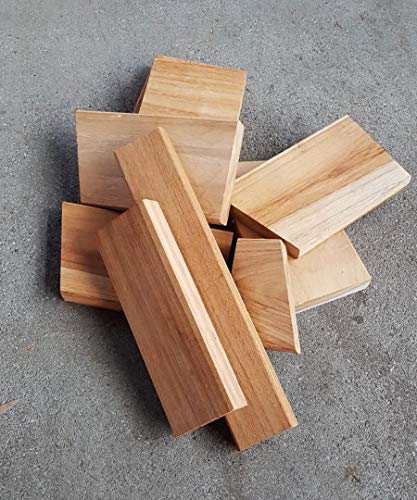 Holzverschnitt bis zu 40cm Länge, Paket mit 5 Kilogramm, Holzart: Teak von BioMaderas
