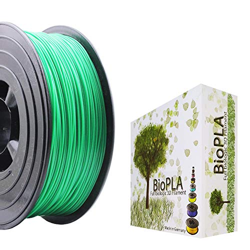 Bio PLA Filament 3D-Drucker PLA 1,75mm 1kg Spule Rolle (Grün) von BioPLA