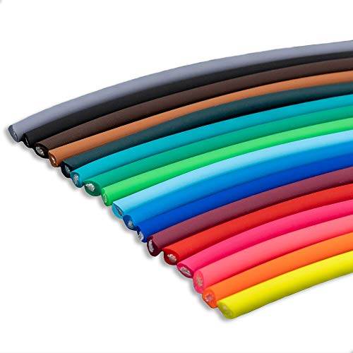 Bio-Leine Meterware aus runder Biothane in Schwarz - 8 mm Durchmesser I für schmutz- und Wasserabweisende Hundeleine Schleppleine Longen Leinen - bis 30m von bio-leine
