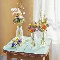 Mini Bio-Trockenblumensträuße 3Er Set |Brautjungfernstrauß | Trockenstrauß Trockenblumen Trockenblumenhochzeit von BioTrockenblumen