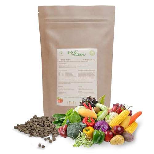 BioVegetal Feines Gemüse-Dünger mit Guano und natürlicher Langzeitwirkung durch Fixierung der Nährstoffe durch Ton-Humus-Komplex, 5 kg jetzt im recycelbaren und wiederverschließbaren Papierbeutel BioVegetal Feines Gemüse-Dünger mit Guano und natürlicher Langzeitwirkung durch Fixierung der Nährstoffe durch Ton-Humus-Komplex, 5 kg jetzt im recycelbaren und wiederverschließbaren Papierbeutel von BioVegetal