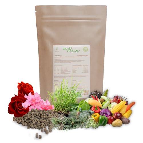BioVegetal Universaldünger mit Guano und natürlicher Langzeitwirkung durch Fixierung der Nährstoffe durch Ton-Humus-Komplex, 5 kg Eimer von BioVegetal