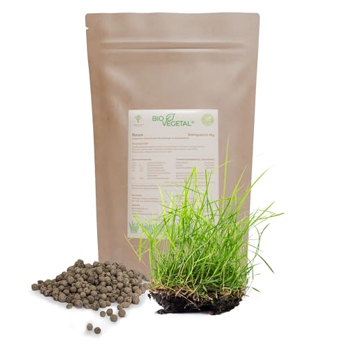 BioVegetal organisch-mineralischer Rasendünger mit Guano und natürlicher Langzeitwirkung durch Fixierung der Nährstoffe durch Ton-Humus-Komplex, 5 kg Eimer BioVegetal organisch-mineralischer Rasendünger mit Guano und natürlicher Langzeitwirkung durch Fixierung der Nährstoffe durch Ton-Humus-Komplex, 5 kg Eimer von BioVegetal