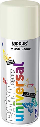 Lackspray Sprühlack lack Felgenspray Spraylack Farbe Glänzend Signalweiß RAL9003 von Biodur