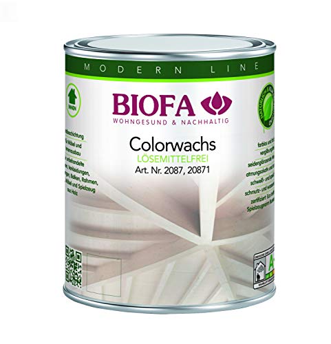 Biofa | Colorwachs lösemittelfrei | farbig - weiß Größe 1,00 L von Biofa