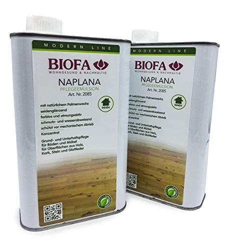 Eco-Werk Set Biofa NAPLANA Pflegeemulsion 2085 2 x 1 L Set von Biofa