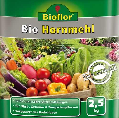 Bioflor Hornmehl 2,5 kg Beutel von Bioflor