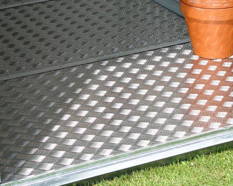Alu-Bodenplatte für Biohort Metallgerätehaus Neo 348 x 292 cm (3D) und 292 x 348 cm (4C) von Biohort