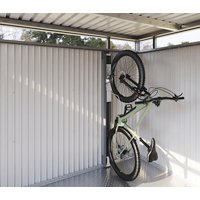 BIOHORT Fahrradschiene, Länge: 199,9 cm, silber, für: Biohort MiniGarage Größe L - silberfarben von Biohort