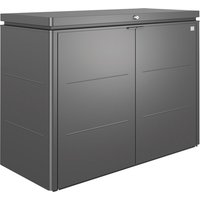 BIOHORT Gartenbox »HighBoard«, 160 x 118 x 70 cm (BxHxT), 1.150 Liter - grau von Biohort