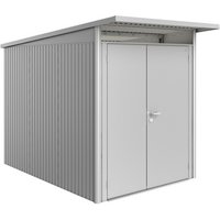 BIOHORT Gerätehaus »AvantGarde®«, Stahl, BxHxT: 174 x 218 x 254 cm (Außenmaße inkl. Dachüberstand) - silberfarben von Biohort