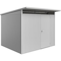 BIOHORT Gerätehaus »AvantGarde®«, Stahl, BxHxT: 260 x 218 x 260 cm (Außenmaße inkl. Dachüberstand) - silberfarben von Biohort