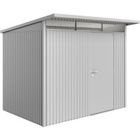 BIOHORT Gerätehaus »AvantGarde®«, Stahl, BxHxT: 257 x 218 x 177 cm (Außenmaße inkl. Dachüberstand) - silberfarben von Biohort