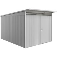 BIOHORT Gerätehaus »AvantGarde®«, Stahl, BxHxT: 257 x 222 x 337 cm (Außenmaße inkl. Dachüberstand) - silberfarben von Biohort