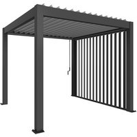 BIOHORT Pergola-Lamellenwand »Gr. 3«, BxHxT: 235 x 10 x 272 cm, quarzgrau-metallic BIOHORT Pergola-Lamellenwand »Gr. 3«, BxHxT: 235 x 10 x 272 cm, quarzgrau-metallic von Biohort