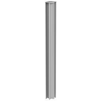 BIOHORT Pflanzbeet, Eckprofil, Rankgitter/Sichtschutz, BxHxT: 7,2 x 91 x 7,2 cm, silber-metallic - grau von Biohort