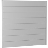 BIOHORT Wandpaneel, Stahlblech, feuerverzinkt/lackiert - silberfarben BIOHORT Wandpaneel, Stahlblech, feuerverzinkt/lackiert - silberfarben von Biohort